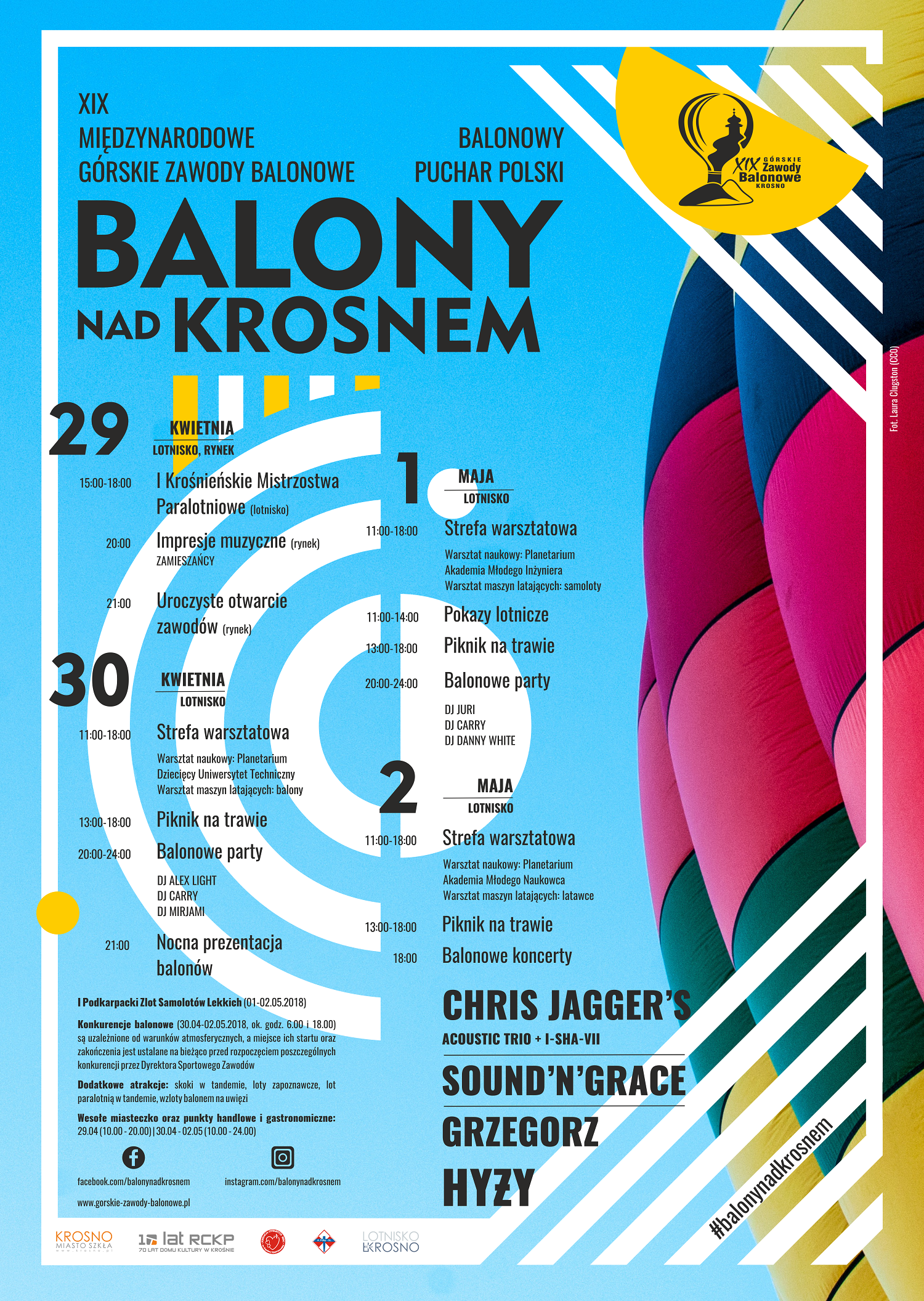 Plakat Balony nad Krosnem 2018